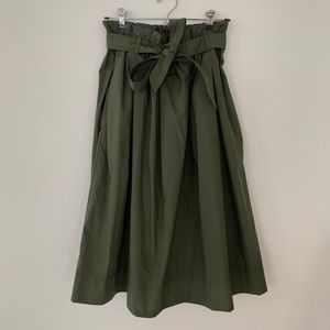 Uniqlo High Wasted Skirt With Tie Belt